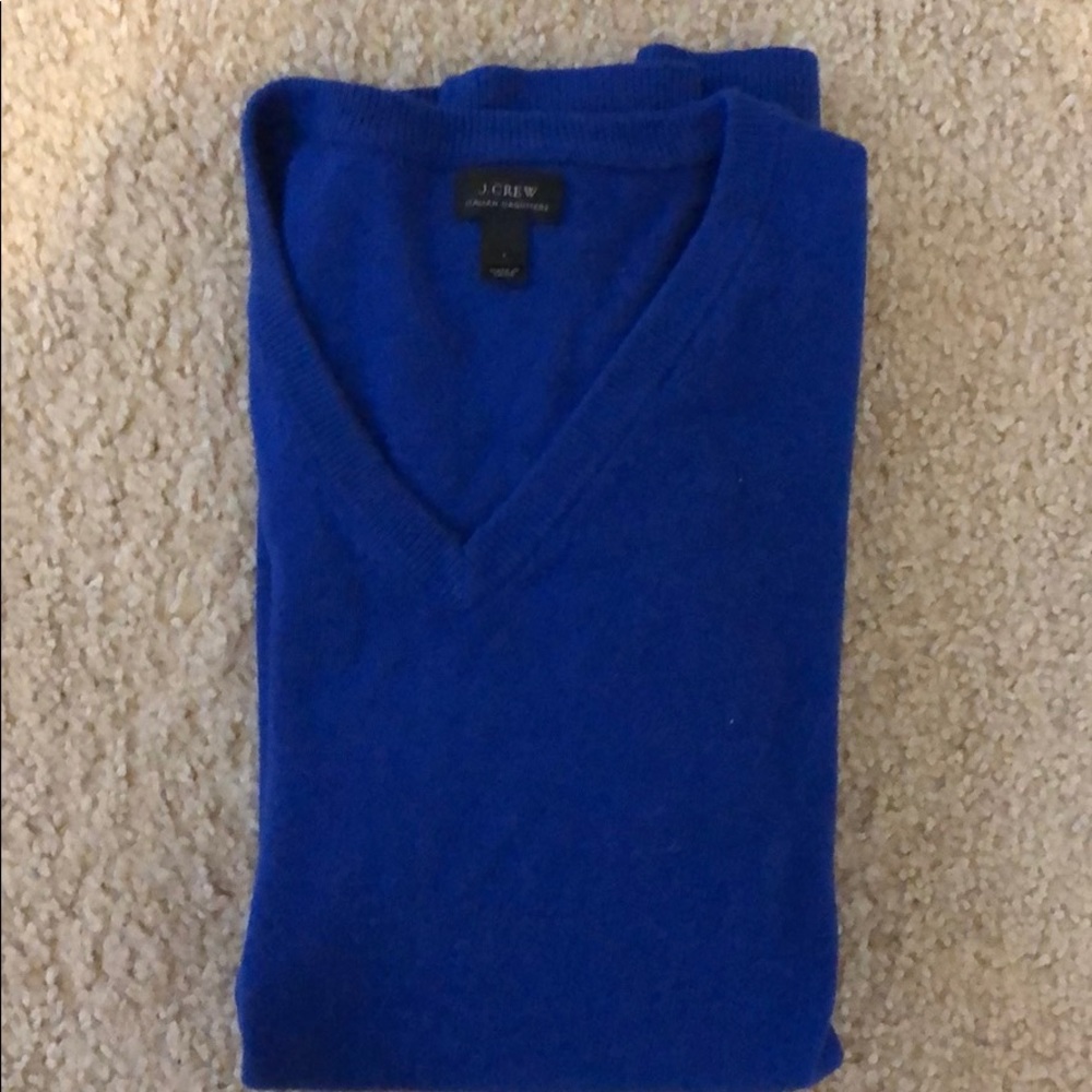 Men’s JCrew V Neck Cashmere Sweater